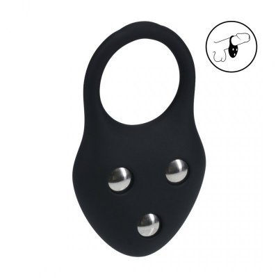 Silicone Training Cockring - L - Black
