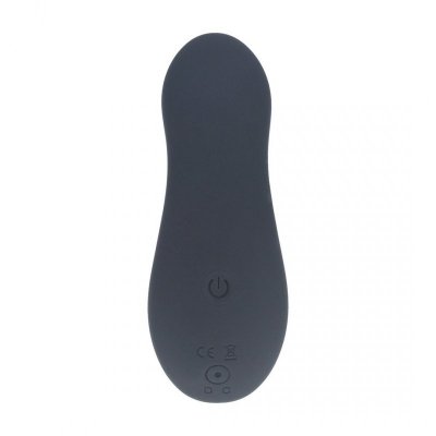 Dual Motor Remote Control Beaded Vibrating Liquid Silicone Prostate Stimulator - Black
