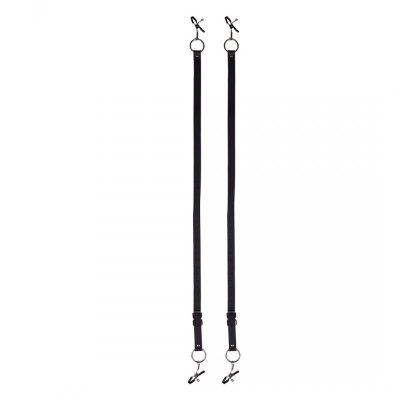 Labia Spreader with Clamps - Black