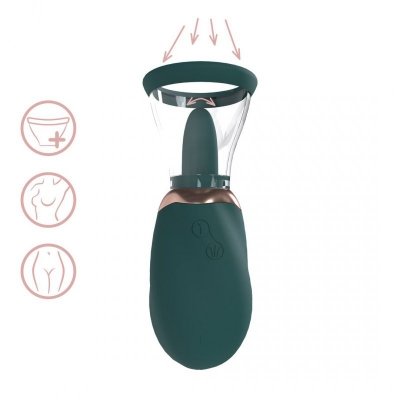 Boost - Rechargeable Vulva and Breast Pump - Forest Green