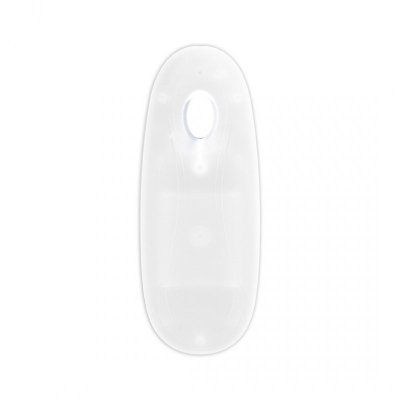 LED Vibrating Straight Cock with Balls - 7 / 18 cm - Transparent