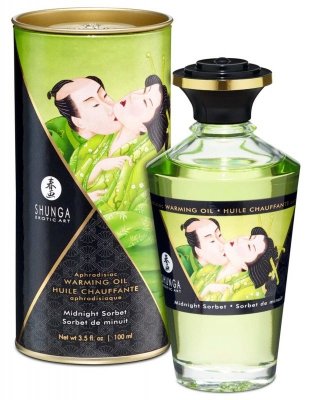 Shunga warming oil midnight sorbet 100ml