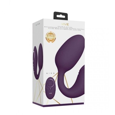 Aika - Pulse Wave  Vibrating Love Egg - Purple