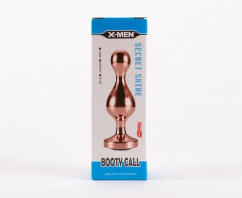 Korek analny Secret Shine Booty Call 13cm X-MEN