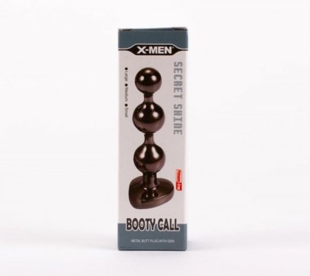 Korek analny Secret Shine Booty Call 14cm X-MEN