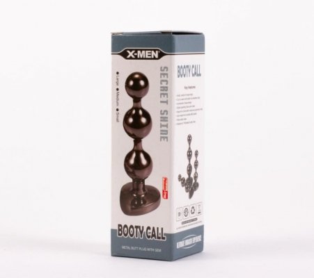 Korek analny Secret Shine Booty Call 14cm X-MEN
