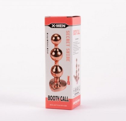Korek analny Secret Shine Booty Call 13cm X-MEN