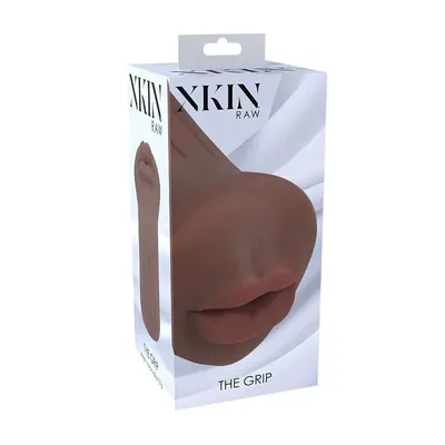Raw - The Grip - TPE Small Masturbator - 137g - Brown
