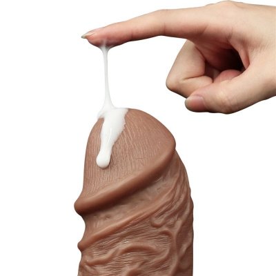 OGROMNE dildo przyssawka wibracja EKSTREMALNE 26cm