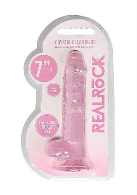 DILDO RÓŻOWE Z MOCNĄ PRZYSSAWKĄ RÓŻOWY ORGAZM 19CM