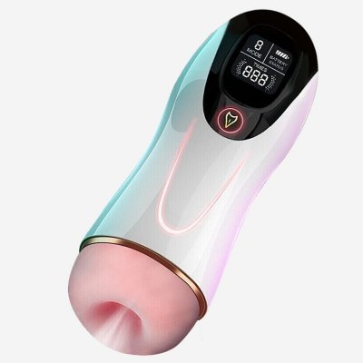 AUTOMATYCZNY MASTURBATOR MĘSKI Z WIBRACJAMI SZTUCZNA POCHWA SEX