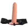 Cielista realistyczna proteza strap on żylaste dildo nakładka na penisa 20 cm