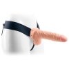 Realistyczna żylasta nakładka na penisa przedłużka z jądrami strap on 20 cm