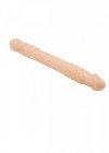 Dwustronne cieliste dildo z wypustkami 25 cm