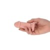 Dildo korek analny na przyssawce cielisty 8 cm
