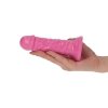 Krótkie realistyczne dildo z przyssawką 15 cm 