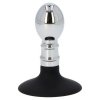 Aluminiowy korek analny wtyczka plug na mocnej przyssawce