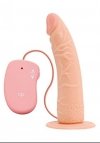 Realistyczne wibrujące dildo na przyssawce 20 cm