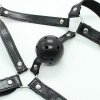 Knebel Imbracatura Viso con morso Head Harness+Ball Gag