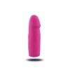 Regulowany strapon dildo na pasku sztuczny różowy penis 10 cm