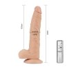 Giętkie wibrujące dildo na przyssawce 24 cm