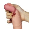Realistyczny wibrator na przyssawce cyber skóra 23 cm