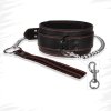 Szeroka obroża bondage ze smyczą BDSM