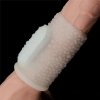 Wibrujący kołnierz na penisa Vibrating Drip Knights Ring (White)