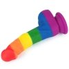 Kolorowy tęczowy dildo penis Lovetoy lgbt 20 cm