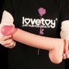 Ekskluzywny penis dildo Lovetoy podwójny silikon 30,5 cm