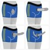 Bokserki strapon weetlook Chic Strap-On (36 - 39 inch waist) niebieskie