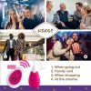 Jajeczko wibrujące sex masażer sterowane pilotem różowe