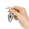 Pillow Talk - sneaky stainless steel butt plug with swarovski crystal