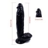 Murzyńskie żylaste dildo Monster John 27 cm