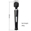 Stymulator magic massager wand cable 110-240v white 10 function