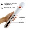 Stymulator massager super powerful usb black 10 function