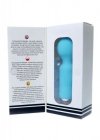 Mini masażer erotyczny różdżka wand stymulator łechtaczki niebieski