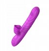 Wibrator króliczek Vibrating Angelia USB 3 funkcje posuwu i 20 wibracji purple