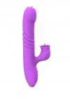 Potężny wibrator liżący cipkę różowy Fanny usb