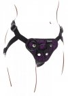Strap-On Lace Harness Purple