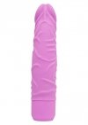 Klasyczne wibrujące dildo różowe 20 cm