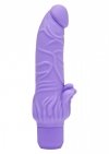 Realistyczny zakrzywiony wibrator stumulujący 22 cm
