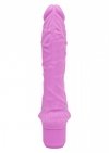 Klasyczne wibrujące dildo różowe 25 cm