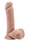 Realistyczne dildo penis z dużymi jądrami na przyssawce17,8 cm
