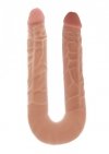 Dwustronne realistyczne dildo z żyłami 40 cm