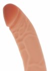 Realistyczne zakrzywione  dildo z przyssawką 21 cm