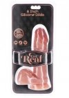 Realistyczne dildo z jądrami przyssawka 20 cm