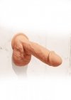 Realistyczne dildo wibrujące z jądrami 16,5 cm