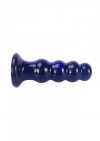 The radiant glass buttplug blue