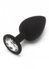 Diamond booty jewel large black